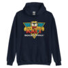 KATT Rock & Roll Vintage 1980 radio station hoodie front view