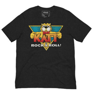 KATT Rock & Roll Vintage 1980 Radio Unisex t-shirt